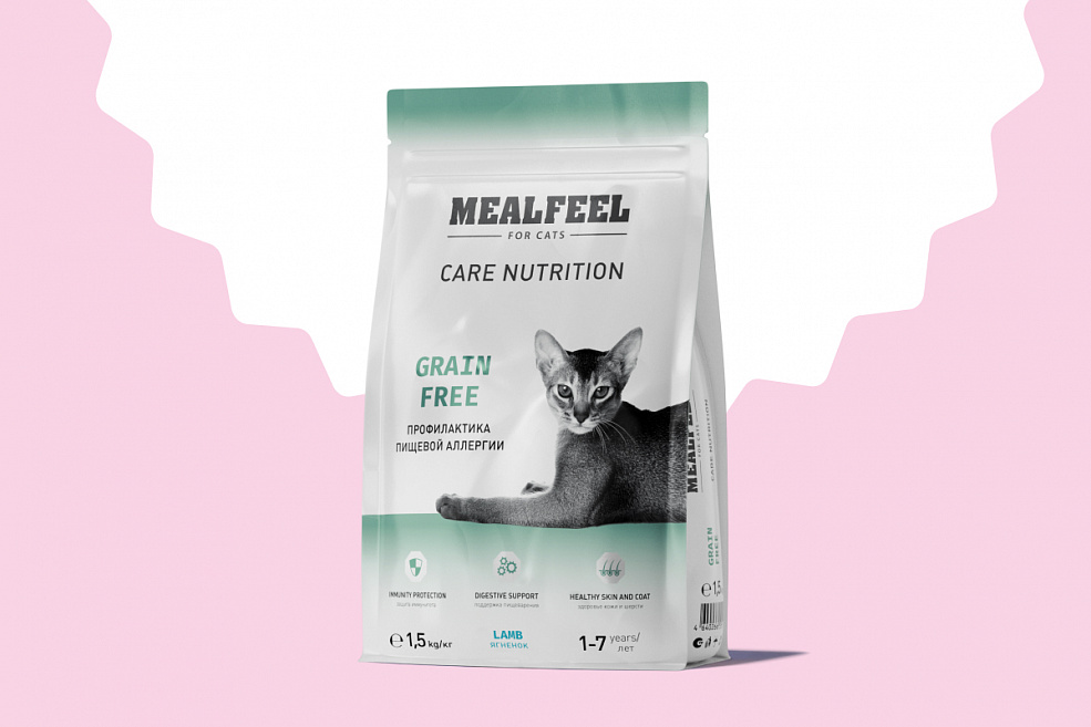 Акция на корм Mealfeel для кошек: скидка 30% на вторую упаковку
